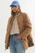 Marine Layer - Calista Quilted Jacket - Caramel - Profile