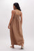 Richer Poorer - Linen Maxi Dress - Cafe Au Lait - Back