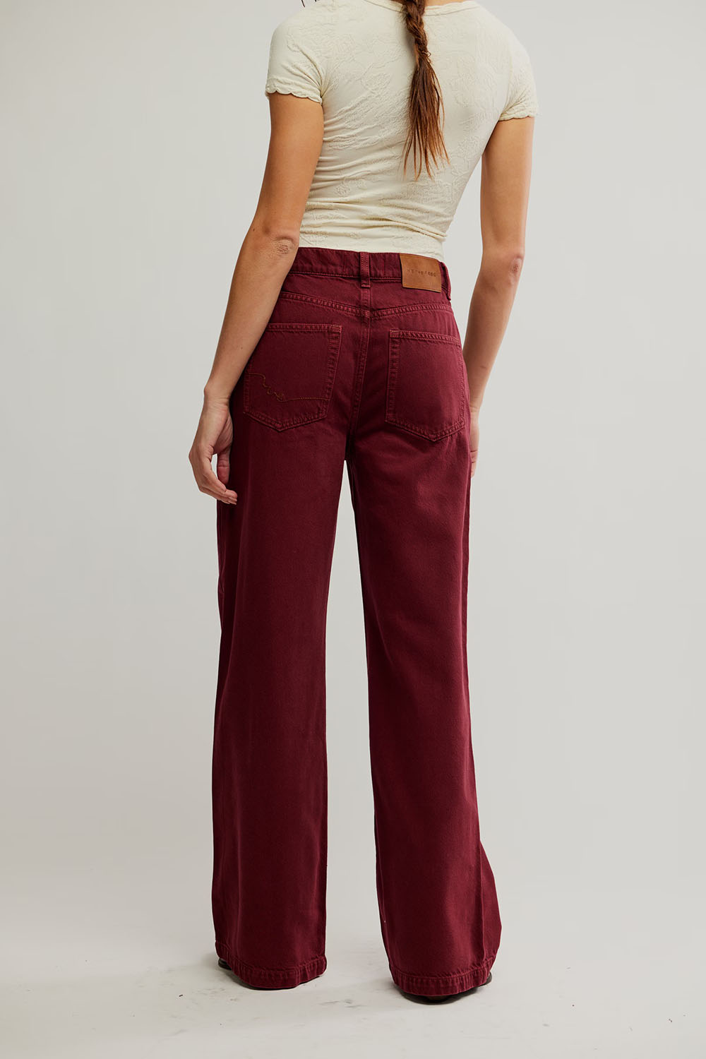 Free People - Stride Jean - Syrah - Back