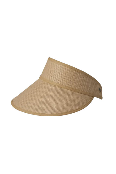 Brixton - Newport Straw Visor - Natural/Natural - Profile