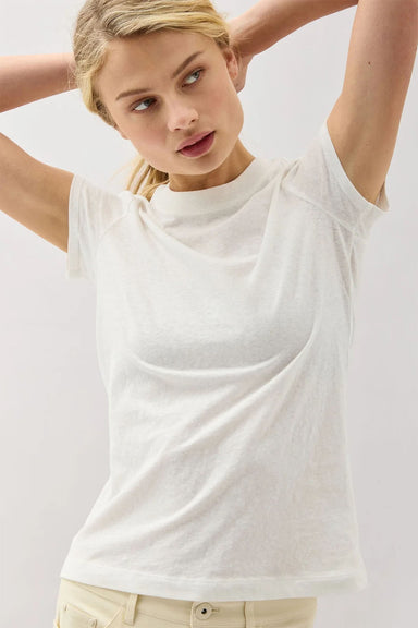 Richer Poorer - Vintage Jersey SS Tee - White - Profile