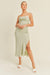 Reset by Jane - Serenity Dress - Sage - Front