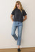 Marine Layer - Luxe Crew Tee - Black - Full Body