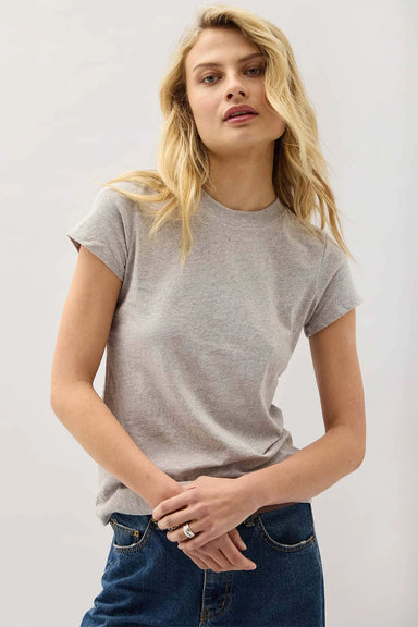 Richer Poorer - Vintage Jersey SS Tee - Athletic Heather Grey - Front