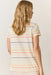Marine Layer - Stripe Swing Crew Tee - Rainbow Stripe - Back