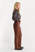 Good American - Better Than Suede Classic Bootcut Jeans - Cafe Clay - Side