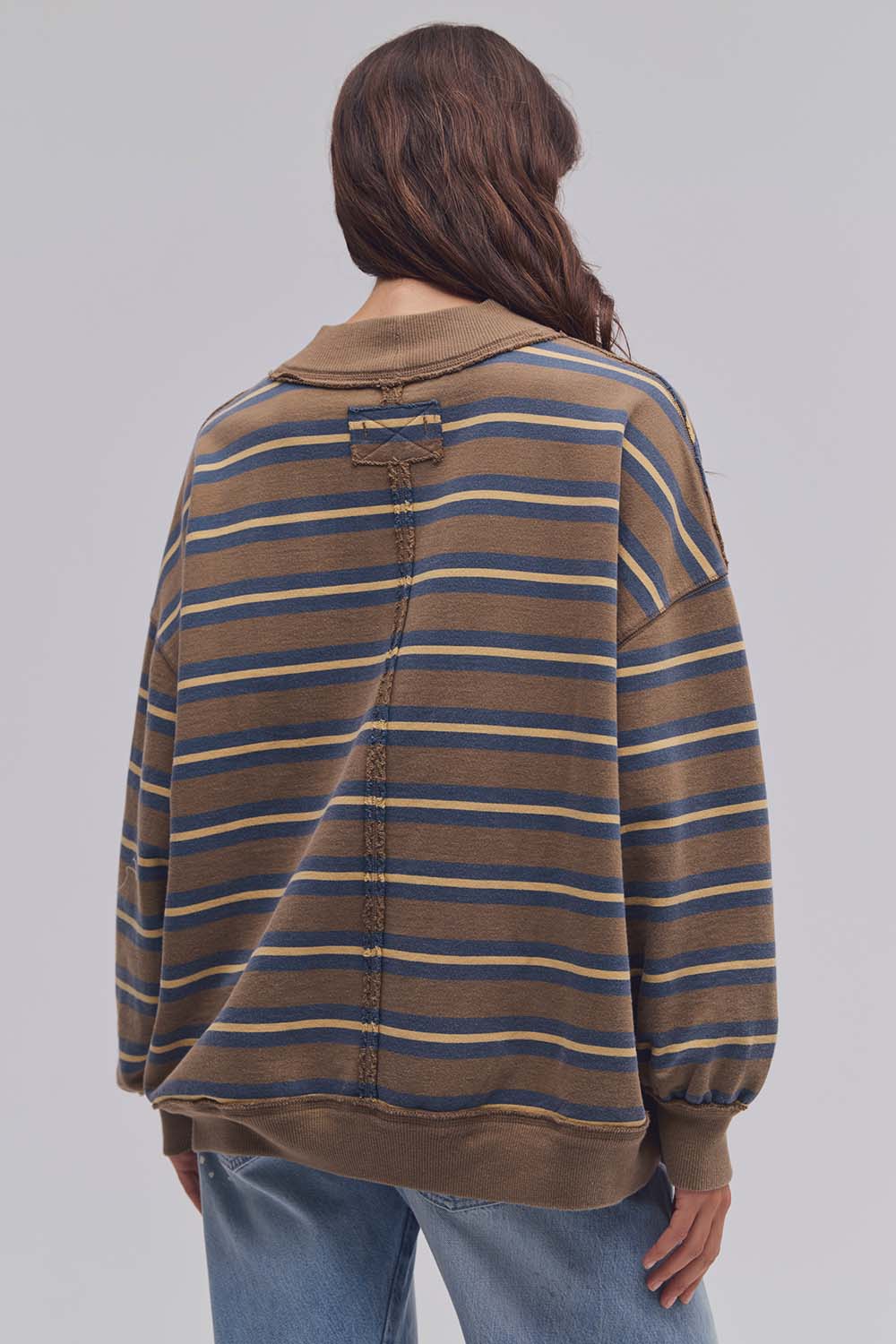 Free People - Palm Spring Striped - Army Combo - Back