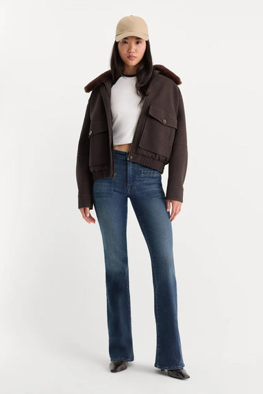 Good American - Good Legs Flare Jeans - Lyrical - Front