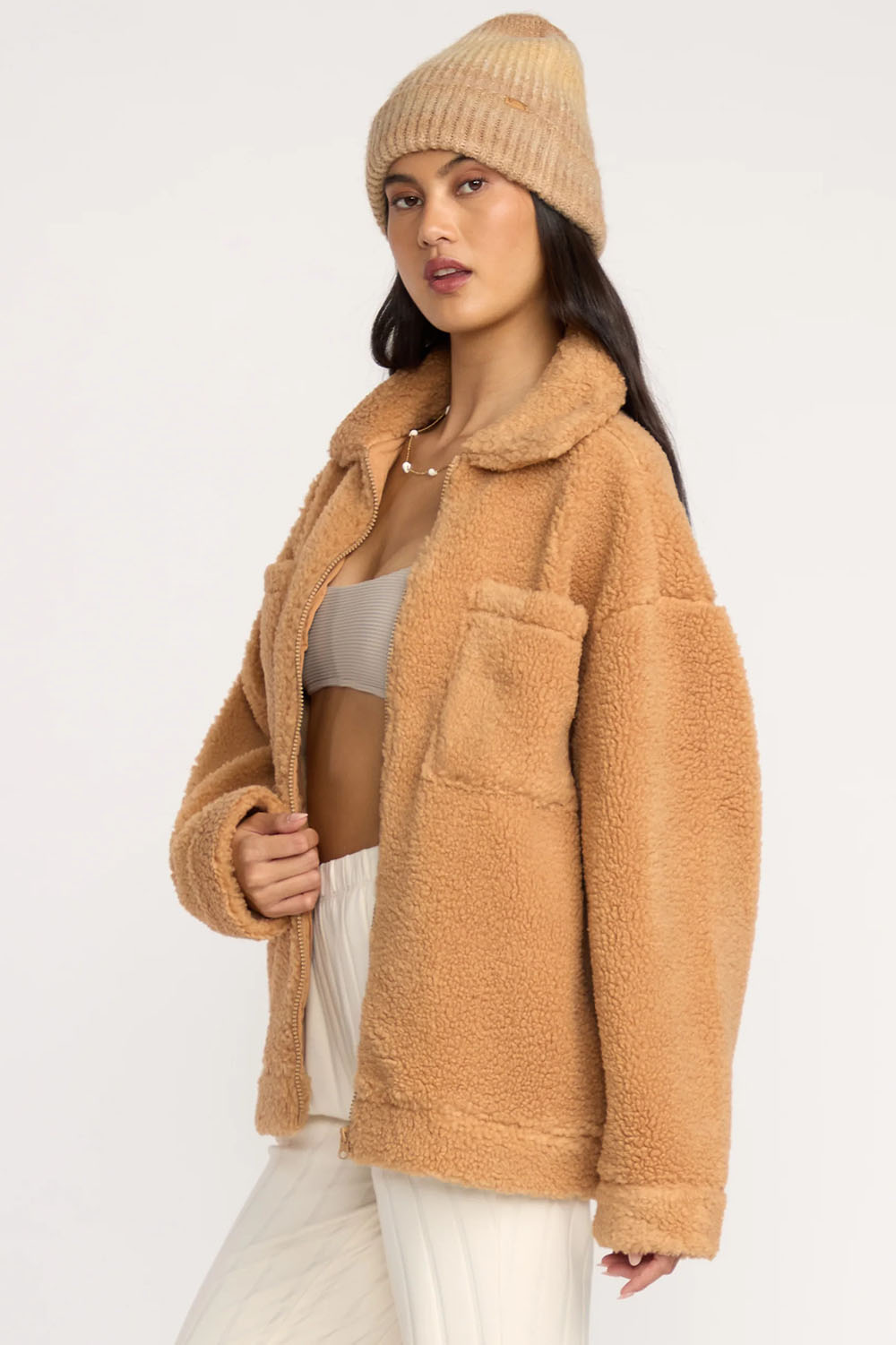 Billabong - Resound Sherpa Jacket - Dusty Trails - Side