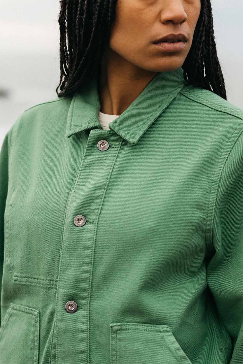Finisterre - Yarrel Chore Jacket - Samphire - Detail