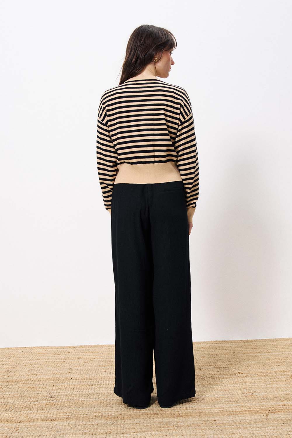 FRNCH - Noumea Cardigan - Rose Pale - Back