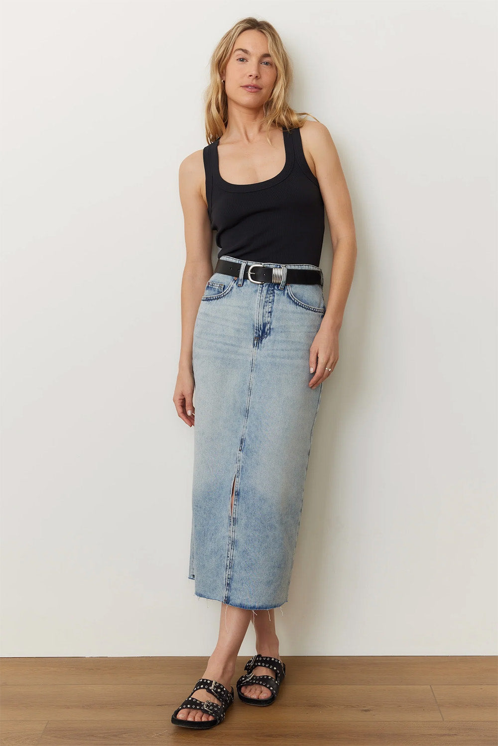 Marine Layer - Lexi Rib Sun-In Tank - Faded Black