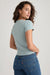 Marine Layer - Lexi Rib Sun-In Crew Tee - Faded Aqua - Back