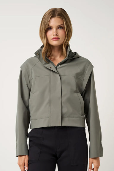 Travis Mathew - Wanderwoven Boundless Jacket - Olive Smoke - Front