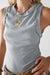 Free People - Kate Tee - Heather Grey - Detail