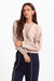 Sage the Label - Geneva Sweater - Taupe Cream Multi - Front