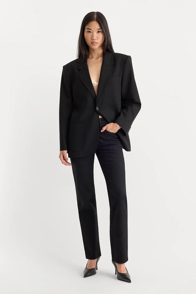 Good American Vintage Straight in Black441 — Front view