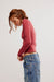 Free People - Duo Corset Long Sleeve - Earth Red - Side