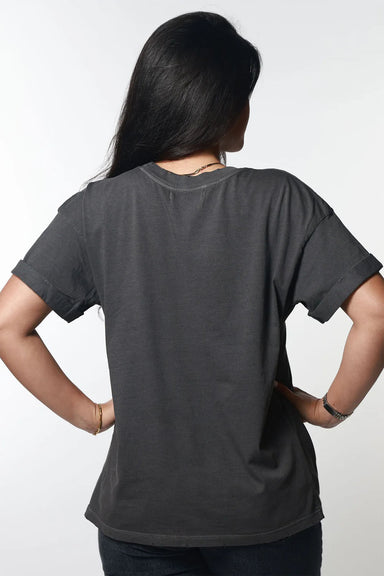Girl Dangerous - Aries Reunion Tour Boyfriend Tee - Vintage Black - Back