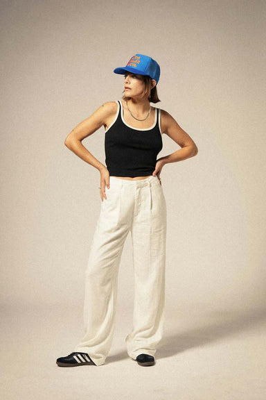 Brixton - Ludlow Trouser Pant - Off White