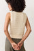 Marine Layer - Montecito Sweater Vest - Cream - Back