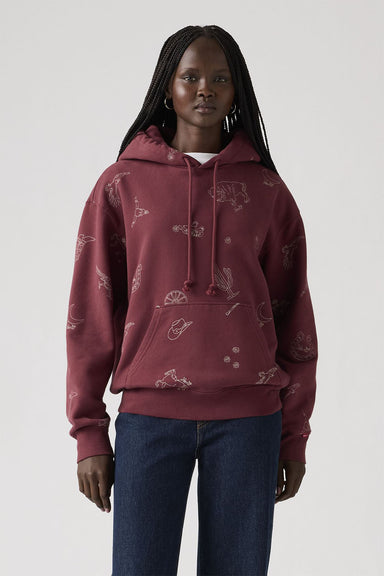 Levis - Graphic Heritage Hoodie - Chocolate Truffle - Front