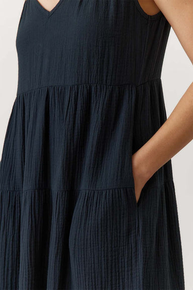 Marine Layer - Corinne Maxi Dress - Black - Pocket