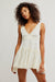 Free People - In this Groove Mini Slip - Tofu - Front