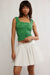 Free People - Love Letter Cami - Jolly Green - Front