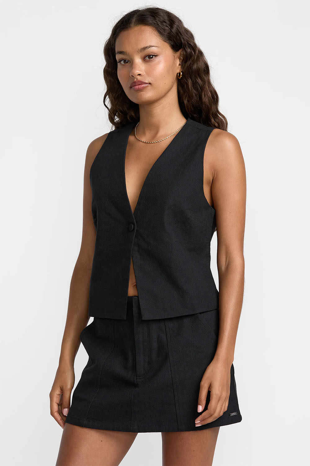 RVCA - Logan Vest - RVCA Black - Side