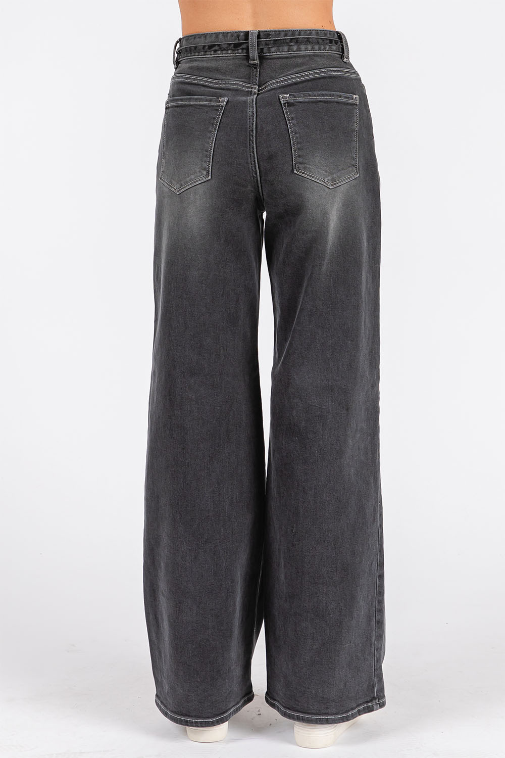 Letter to Juliet - High Rise Slouchy Jean - Shadow - Back