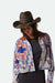 Brixton - Houston II Straw Cowboy - Black - Front