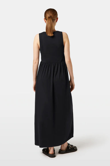 Scotch & Soda - Tank Jersey Midi Dress - Black - Back