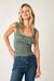 Free People - Love Letter Cami - Evergreen - Front