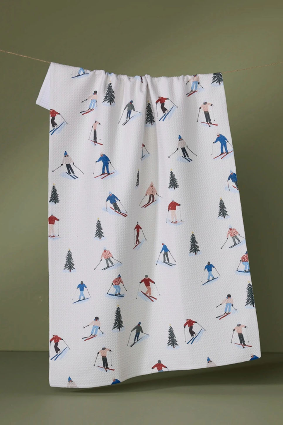 Geometry - Alpine Run Tea Towel - Front