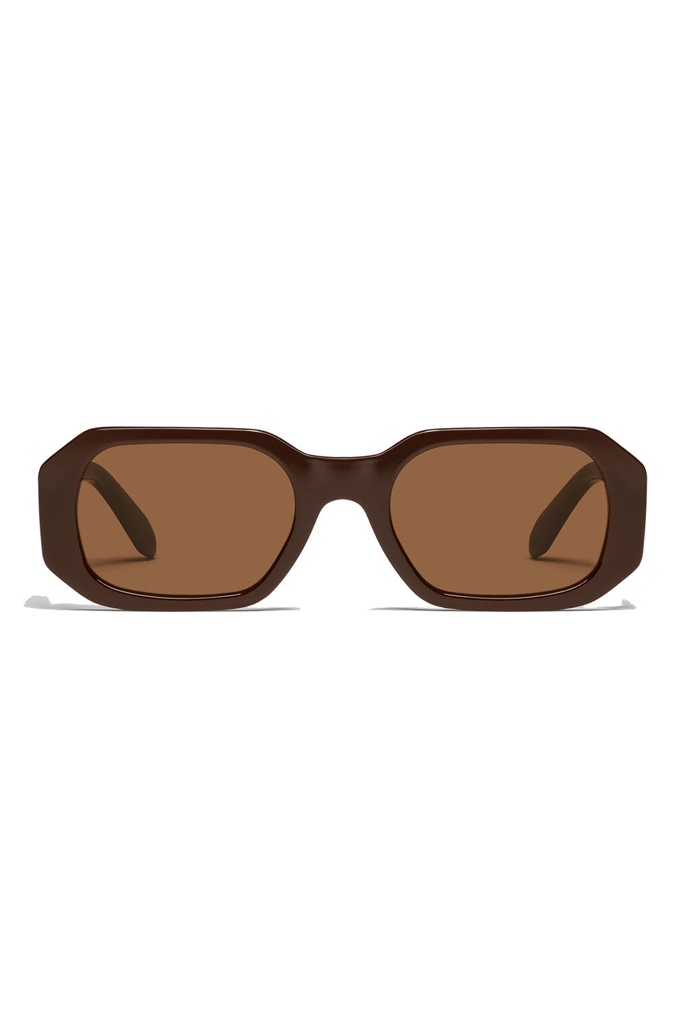 Quay - Hyped Up - Chocolate/Brown - Front