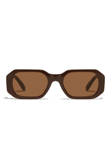 Quay - Hyped Up - Chocolate/Brown - Front