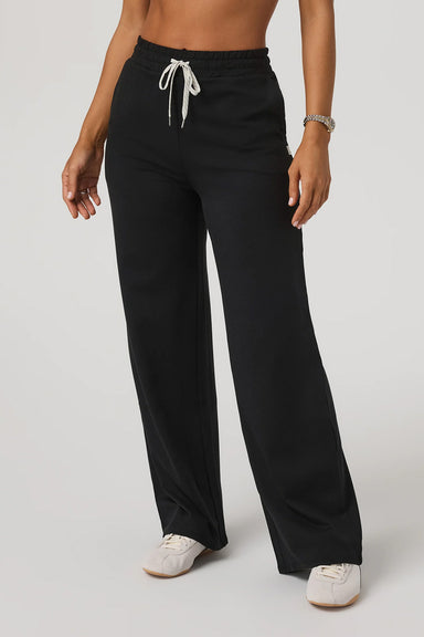 vuori-halo-essential-wide-leg-black-heather-front
