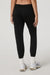 vuori performance jogger black heather back
