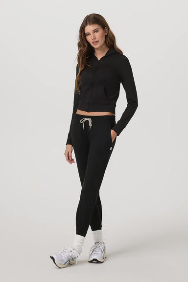 vuori performance jogger black heather
