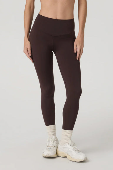 vuori all the form legging french roast front
