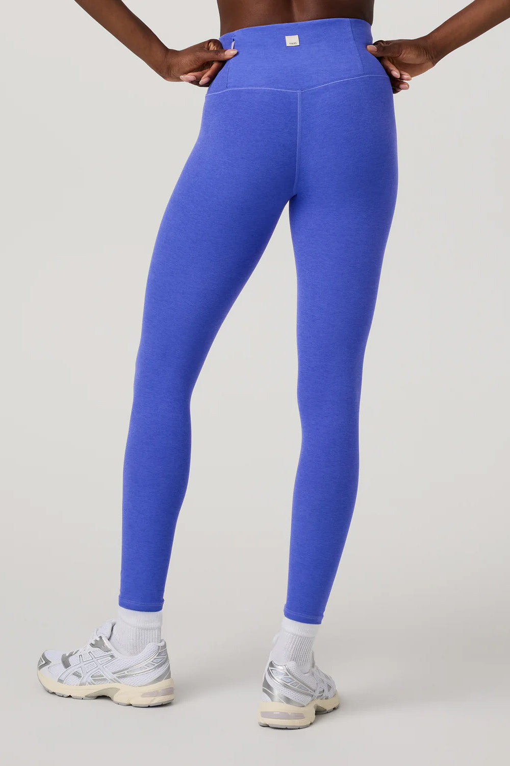 Vuori - Clean Elevation Legging - Bright Iris Heather - Back