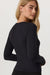 Vuori - Halo Essential Scoop LS - Solid Black - Back
