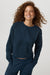 vuori halo modern crew blue coast heather front