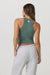 vuori pose plyo tank agate green back
