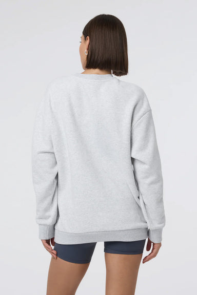 Vuori - Restore Oversized Crew 2.0 - Pale Grey Heather - Back