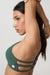 vuori yosemite bra agate green detail