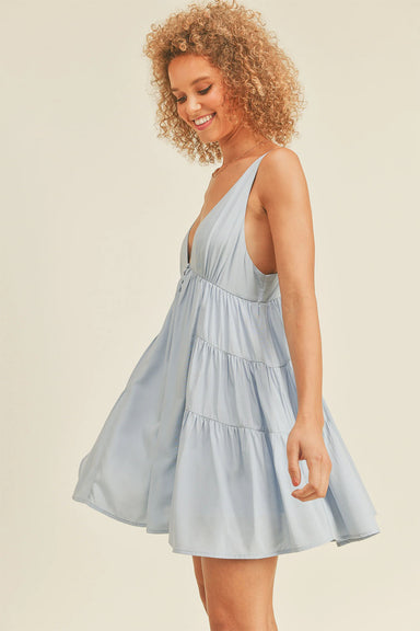 Reset by Jane - Kamala Dress - Sky Blue - Side
