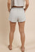 Sadie & Sage - Mojave Easy Shorts w Pockets - Black Ivory - Back