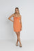 Rhythm - Andie Gathered Mini Dress - Peach
